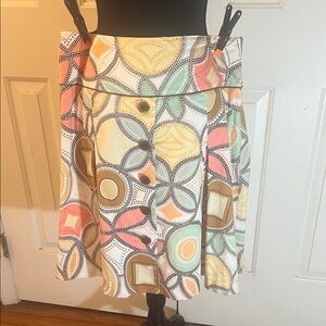 Colorful Patterned Women's Skirt